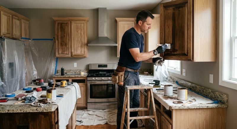 Cabinet Staining Service in Dayton, OH