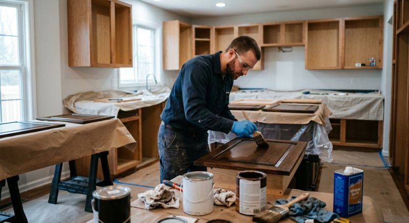 Cabinet Staining Service in Kokomo, IN