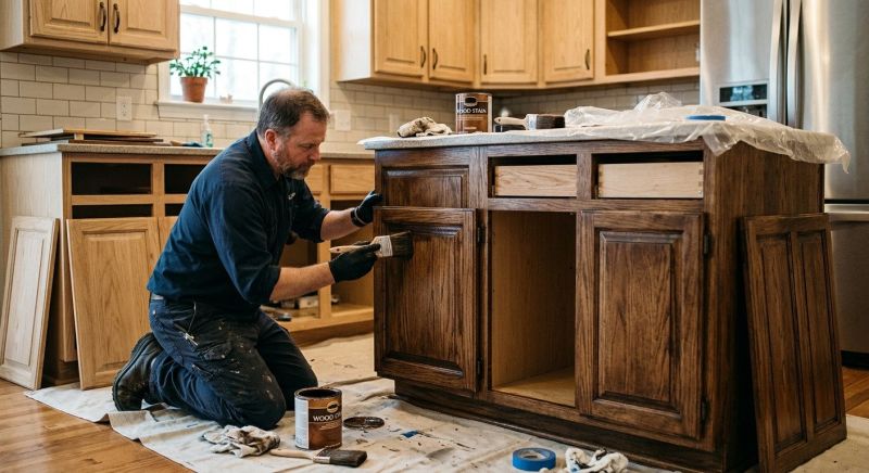 Cupboard Refinishing in Carmel, IN