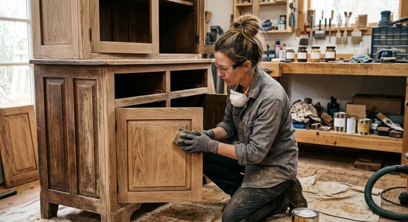 Kitchen Cupboard Refinishing in Dayton, OH