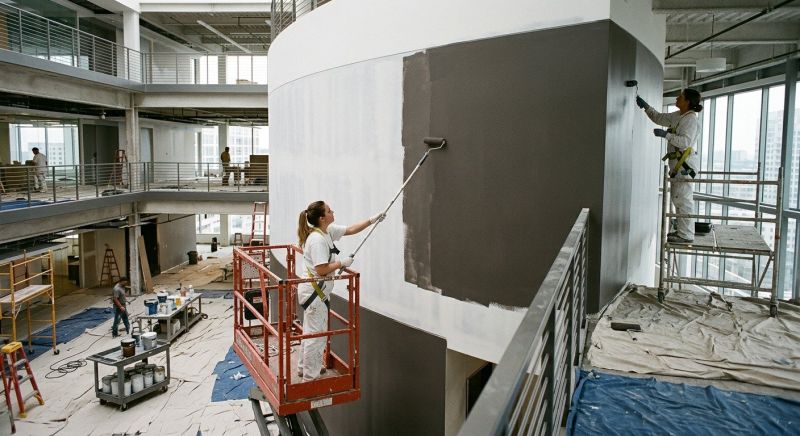 Reception Area Painting in Boulder, CO